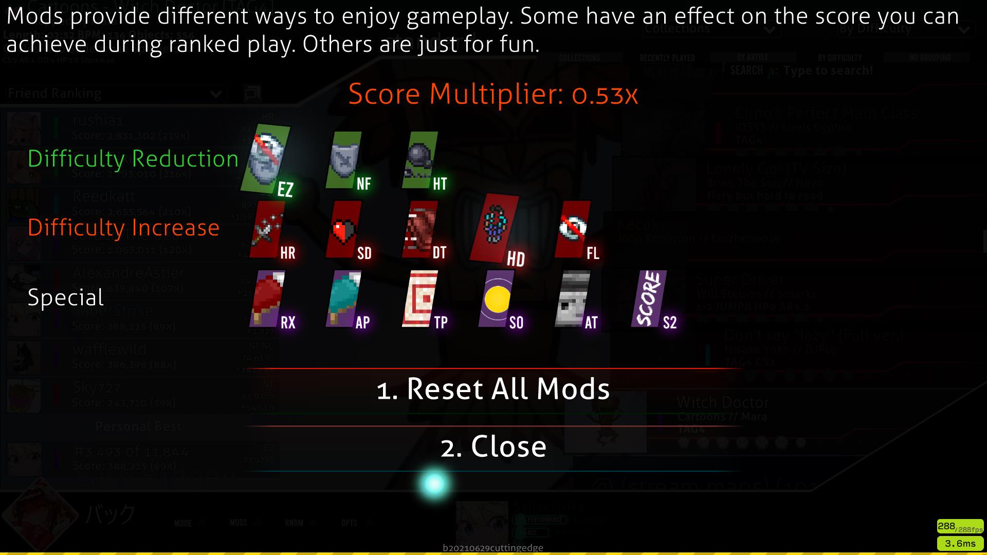 mods list